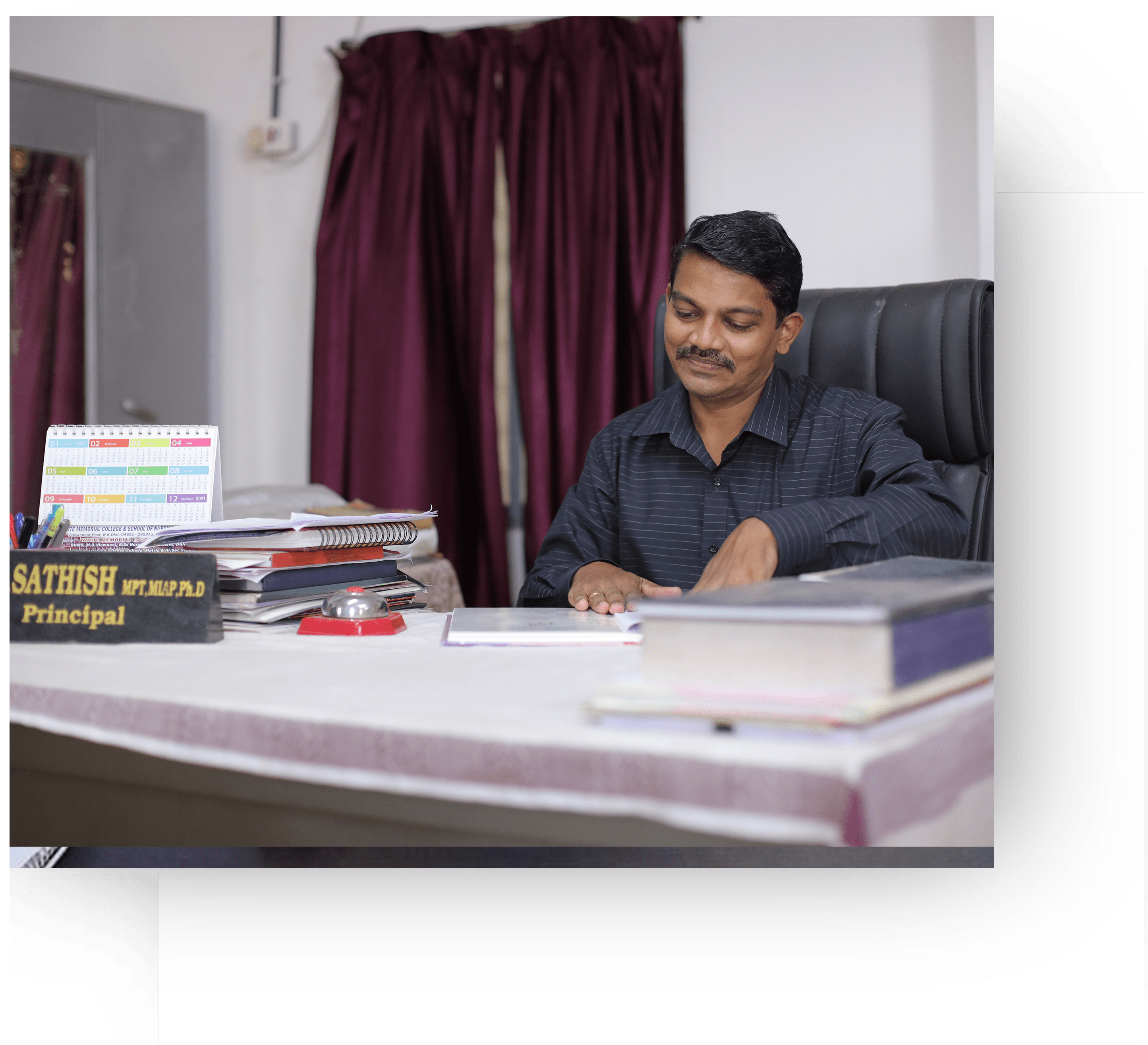 Prof.G.Sathish, MPT,PGDSM,MIAP, (PHD)